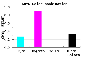 #8011AD color CMYK mixer
