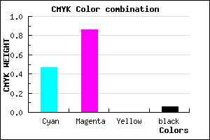 #8021F0 color CMYK mixer