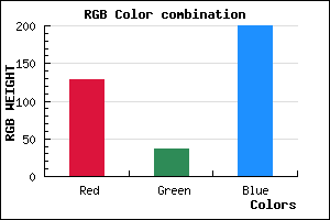 rgb background color #8024C8 mixer