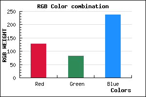rgb background color #8053ED mixer