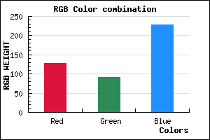 rgb background color #805BE4 mixer