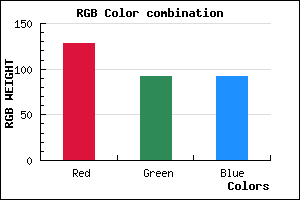 rgb background color #805C5C mixer