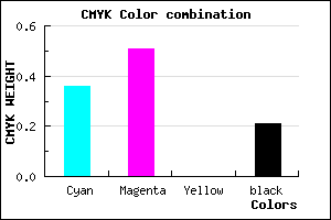 #8062C9 color CMYK mixer