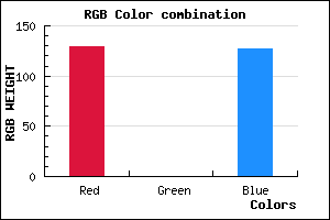 rgb background color #81007F mixer