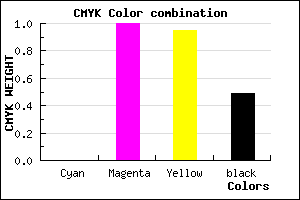 #810006 color CMYK mixer