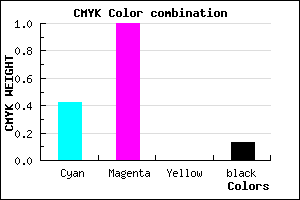 #8101DD color CMYK mixer