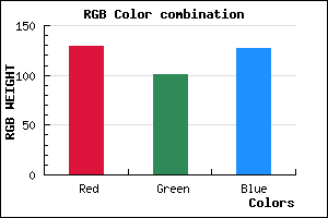 rgb background color #81657F mixer