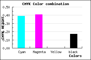 #817DD3 color CMYK mixer