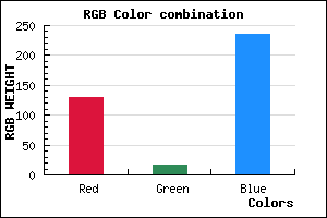 rgb background color #8110EC mixer