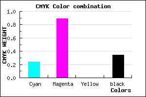 #8112A9 color CMYK mixer