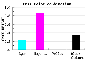#8117A6 color CMYK mixer