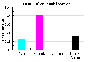 #811FAB color CMYK mixer