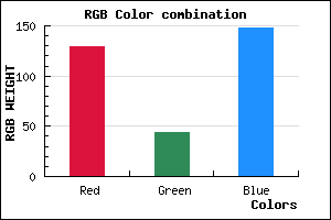 rgb background color #812C94 mixer