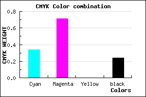 #8139C3 color CMYK mixer