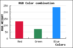 rgb background color #8148ED mixer
