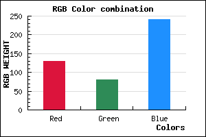 rgb background color #8151F1 mixer