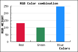 rgb background color #8162F6 mixer