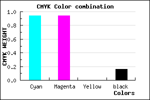 #0D0DD7 color CMYK mixer