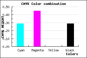 #8264B6 color CMYK mixer