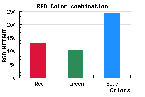 rgb background color #8268F4 mixer