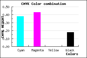 #8277D1 color CMYK mixer