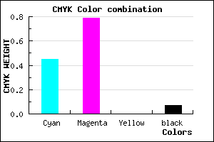 #8232EE color CMYK mixer