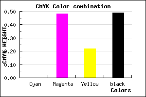 #824466 color CMYK mixer