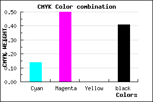 #824C97 color CMYK mixer