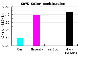 #825991 color CMYK mixer