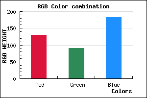 rgb background color #825AB6 mixer