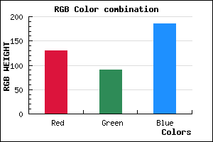 rgb background color #825ABA mixer