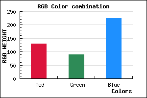 rgb background color #825AE0 mixer