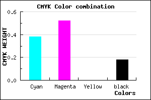 #8365D2 color CMYK mixer