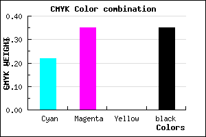 #836DA7 color CMYK mixer