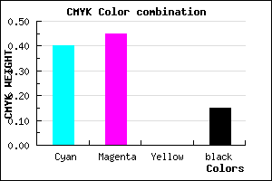 #8377D9 color CMYK mixer