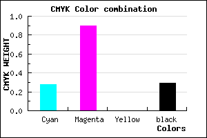 #8312B5 color CMYK mixer