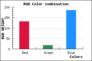 rgb background color #8312BA mixer