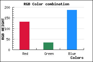 rgb background color #8321BB mixer