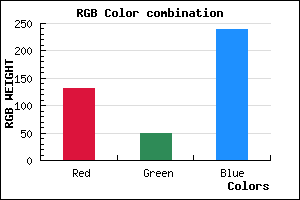 rgb background color #8331EF mixer
