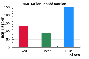rgb background color #8357F9 mixer