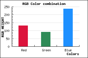 rgb background color #835BED mixer