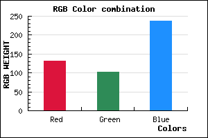rgb background color #8466EE mixer
