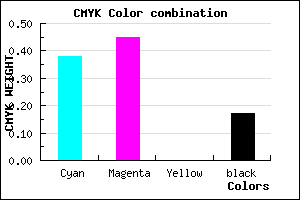 #8474D4 color CMYK mixer