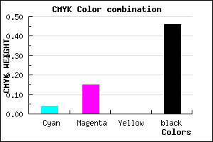 #847589 color CMYK mixer