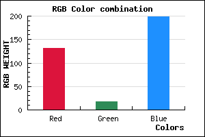 rgb background color #8411C7 mixer