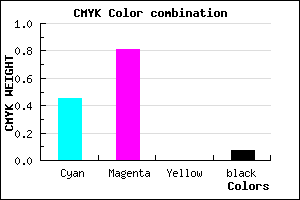 #842EEE color CMYK mixer