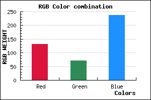 rgb background color #8448ED mixer