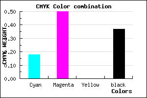 #8450A1 color CMYK mixer