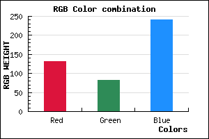 rgb background color #8453F1 mixer