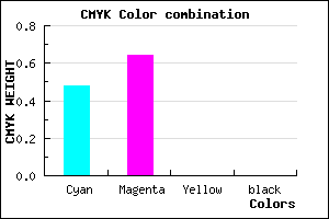 #845CFF color CMYK mixer